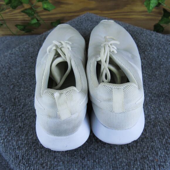 Nike Women's Roshe One Sneaker White Fabric Sz 8.5‎ Medium Used 2025 - Picture 4 of 6